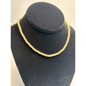 Vintage Necklace Faux Pearl Beads Signed Napier White‎
